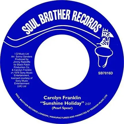 Carolyn Franklin - Sunshine HolidayWITH IT