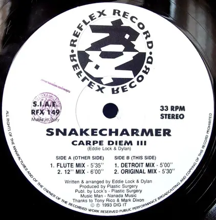Carpe Diem - III - Snakecharmer