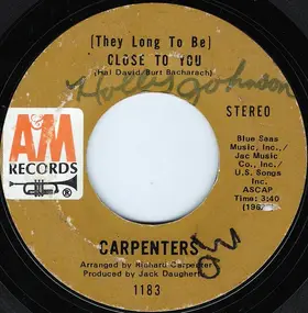 The Carpenters - (They Long To Be) Close To You