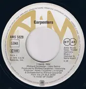 7inch Vinyl Single - Carpenters - Sweet, Sweet Smile