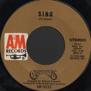 7inch Vinyl Single - Carpenters - Sing