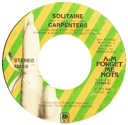 Carpenters - Please Mr. Postman / Solitaire