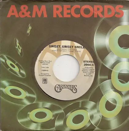 Carpenters - Sweet, Sweet Smile