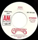 7inch Vinyl Single - Carpenters - Sing