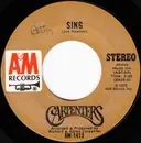 7inch Vinyl Single - Carpenters - Sing
