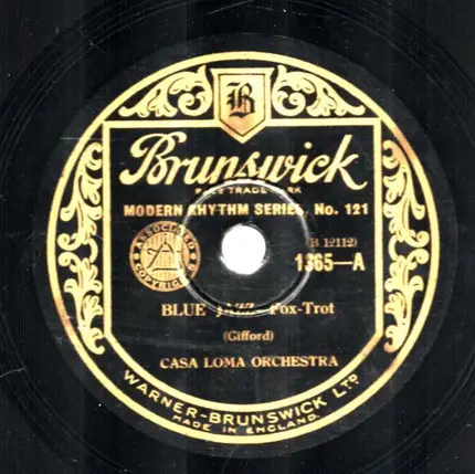 Casa Loma Orchestra, Baron Lee & his Blue Rhythm Band - Blue Jazz / Sentimental Gentleman From Georgia
