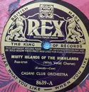 Schellack - Casani Club Orchestra - Misty Islands Of The Highlands / The Army Fell For Little Isabel