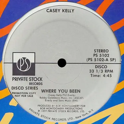 Casey Kelly / Ziggie Addy - Where You Been / Touch Me