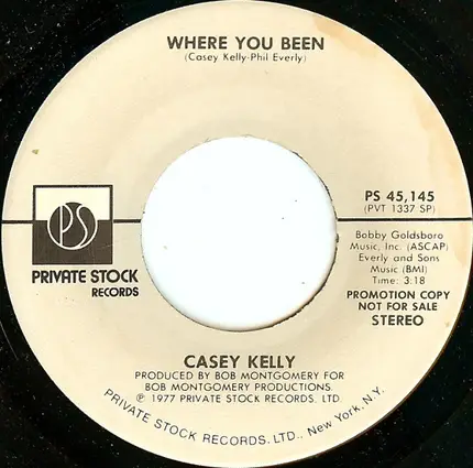 Casey Kelly - Where You Been