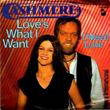 Cashmere - Love's What I Want