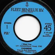 7inch Vinyl Single - Cashmere - I Want You