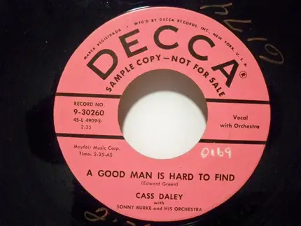 Cass Daley - A Good Man Is Hard To Find /I'm Waiting Just For You