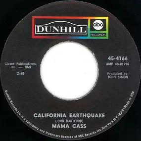 Mama Cass - California Earthquake / Talkin' To Your Toothbrush