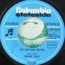 7inch Vinyl Single - Cass Elliot - It's Getting Better / Who's To Blame