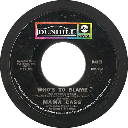 Cass Elliot - It's Getting Better