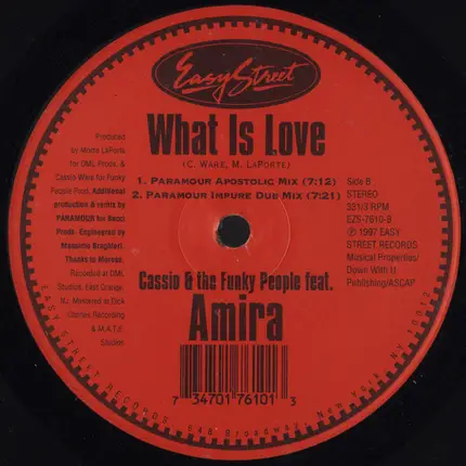 Cassio Ware & Funky People Feat. Amira - What Is Love