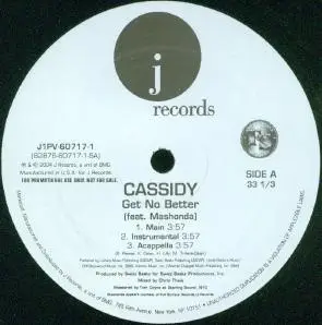 Cassidy - Get No Better