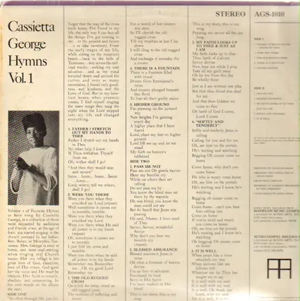 Cassietta George - sings Favorite Hymns Vol. 1