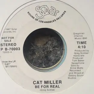 Cat Miller - Be For Real