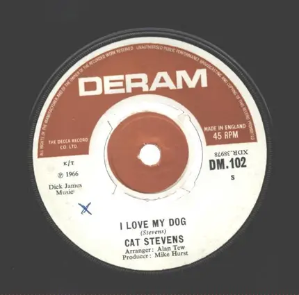 Cat Stevens - I Love My Dog / Portobello Road