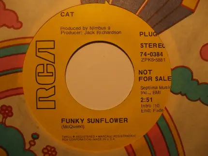 Cat - Funky Sunflower / Take My Life