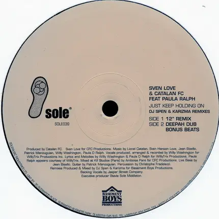 Catalan FC & Sven Love - Just Keep Holdin' On