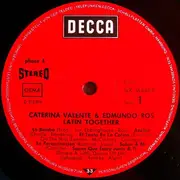 LP - Caterina Valente & Edmundo Ros - Latin Together