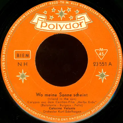 Caterina Valente - Wo Meine Sonne Scheint