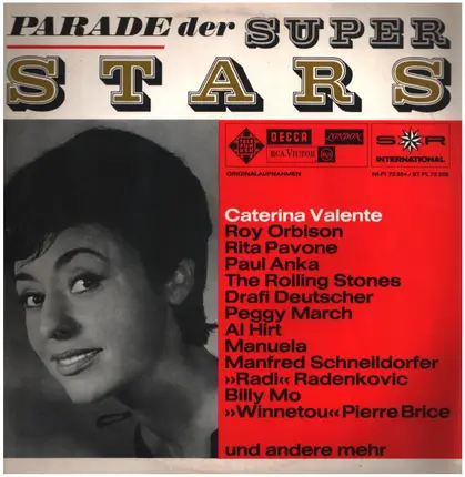 Caterina Valente, Roy Orbison, Paul Anka, Rolling Stones - Parade Der Superstars