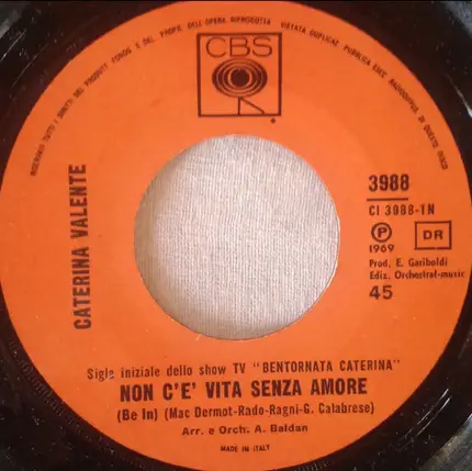 Caterina Valente - Non C'È Vita Senza Amore
