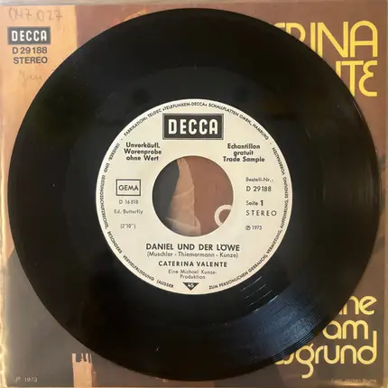 Caterina Valente - Daniel Und Der Löwe