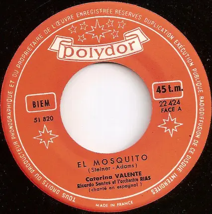 Caterina Valente - El Mosquito / Malagueña
