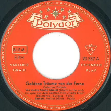 Caterina Valente - Goldene Träume Von Der Ferne