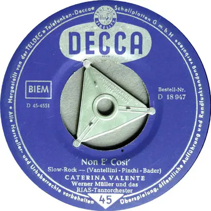 Caterina Valente - So-o-o Eine Nacht!