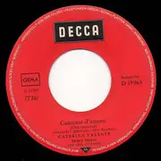 7inch Vinyl Single - Caterina Valente - Canzone D' Amore