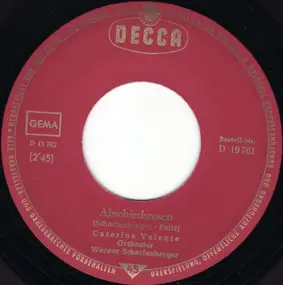 Caterina Valente - Kismet / Abschiedsrosen