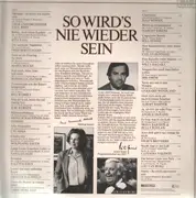 LP - Caterina Valente, Ilse Werner, Gerhard Wendland - So Wird's Nie Wieder Sein