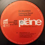 LP - Catherine Duval / Yvon Guilcher - Die Blockflöte