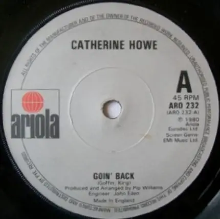 Catherine Howe - Goin' Back / How Does Love Feel?