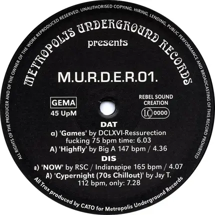Cato - M.U.R.D.E.R.01.