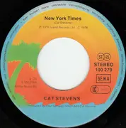 7inch Vinyl Single - Cat Stevens - New York Times / Nascimento