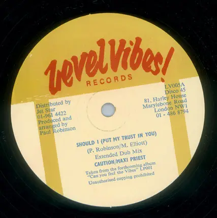 Caution / Maxi Priest - Should I (Put My Trust In You)