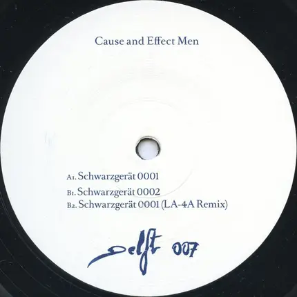 Cause And Effect Men - Schwarzgerät