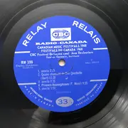 LP - CBC Festival Orchestra - Canadian Music Festivals 1968