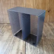 CD-Box - in transparent anthrazit, für 40 CDs