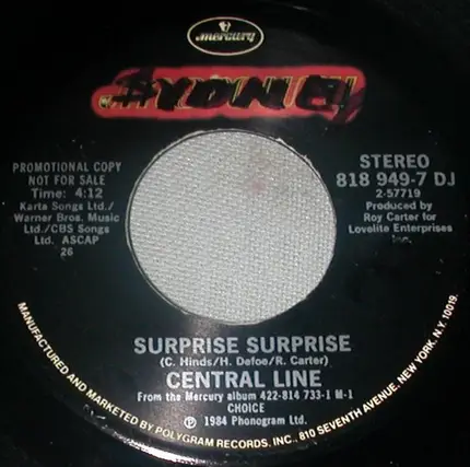 Central Line - Surprise, Surprise