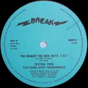 12inch Vinyl Single - Central Park Featuring Nicky Pendergrass - The Bigger The Box (The Better The Sound)