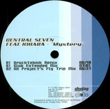 Central Seven Feat. Khiara - Mystery