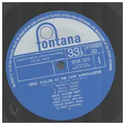 LP - Cecil Taylor - At The Cafe Montmartre