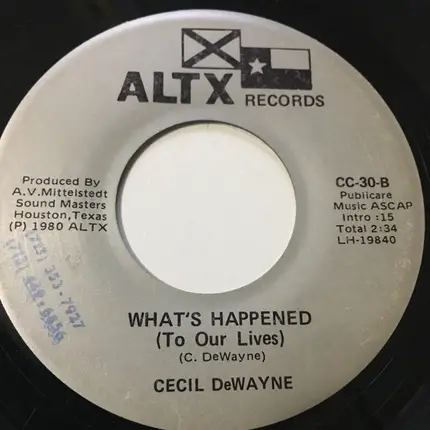 Cecil DeWayne - Hey Girl-Hey Boy